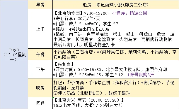 📍北京受冻已回 攻略奉上（完整版）
