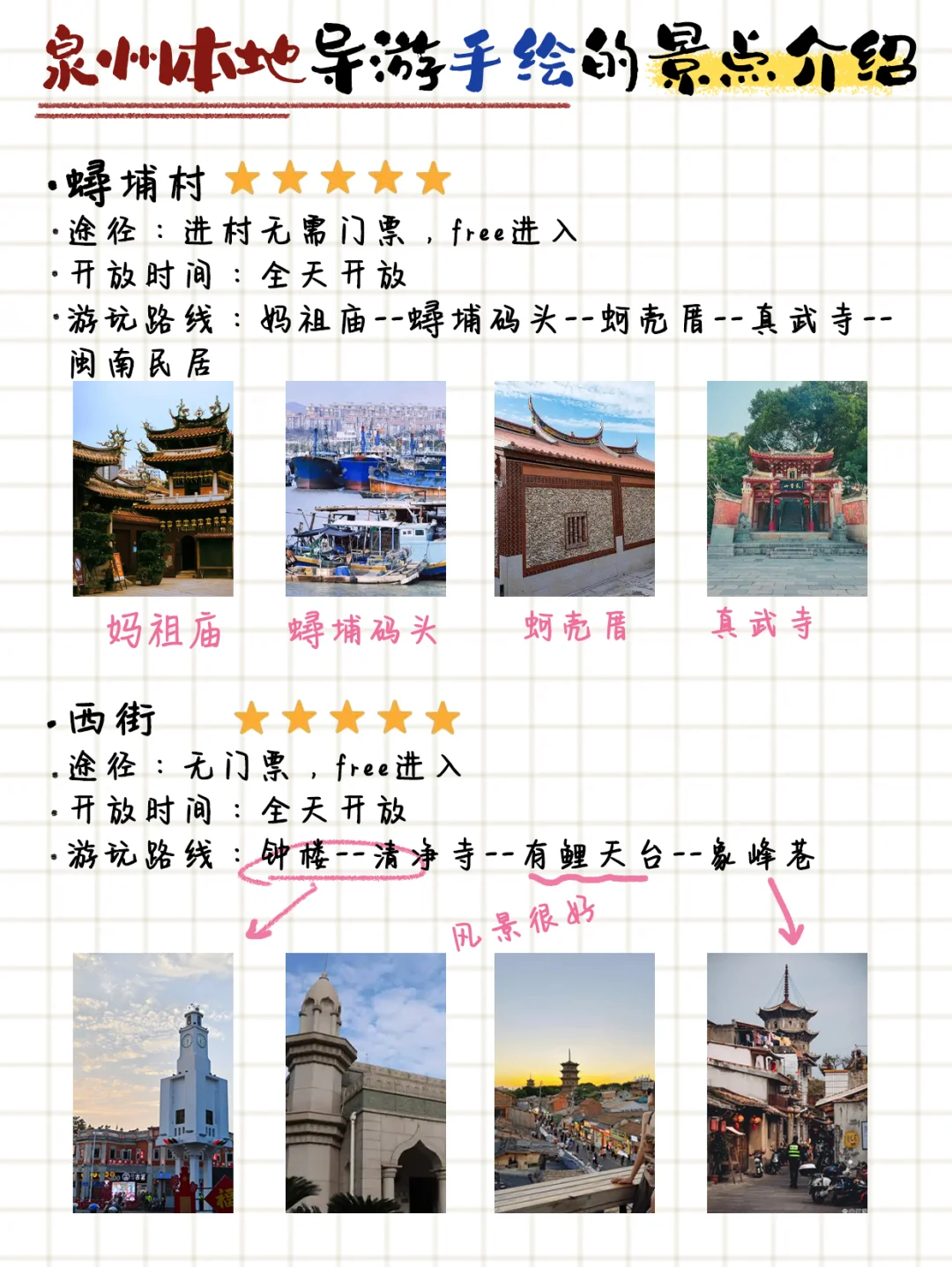 泉州旅游攻略🔥本地导游熬夜整理🎉全干货💯