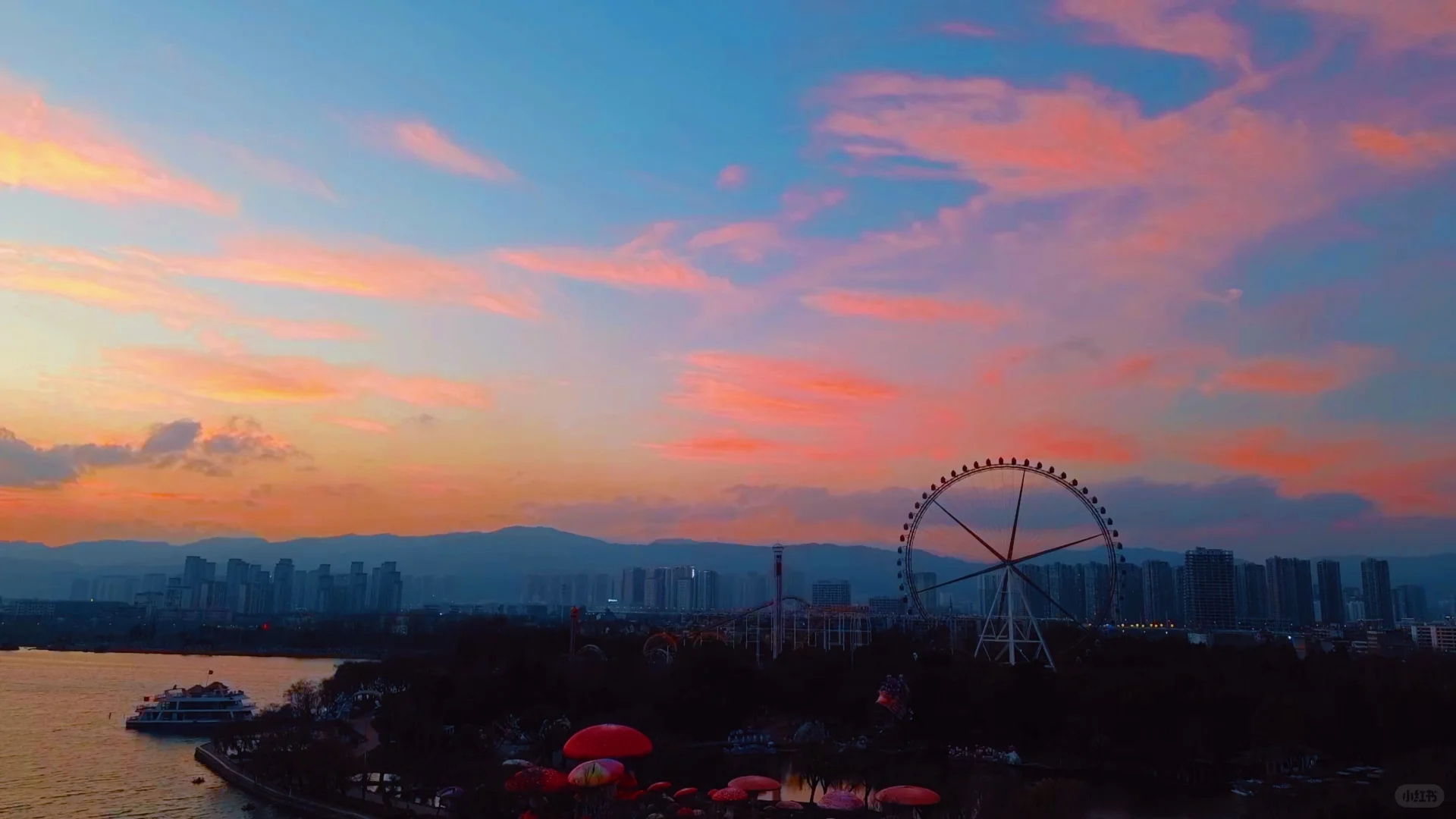 凤凰🐦🔥晚霞live |昆明的晚霞简直了😭