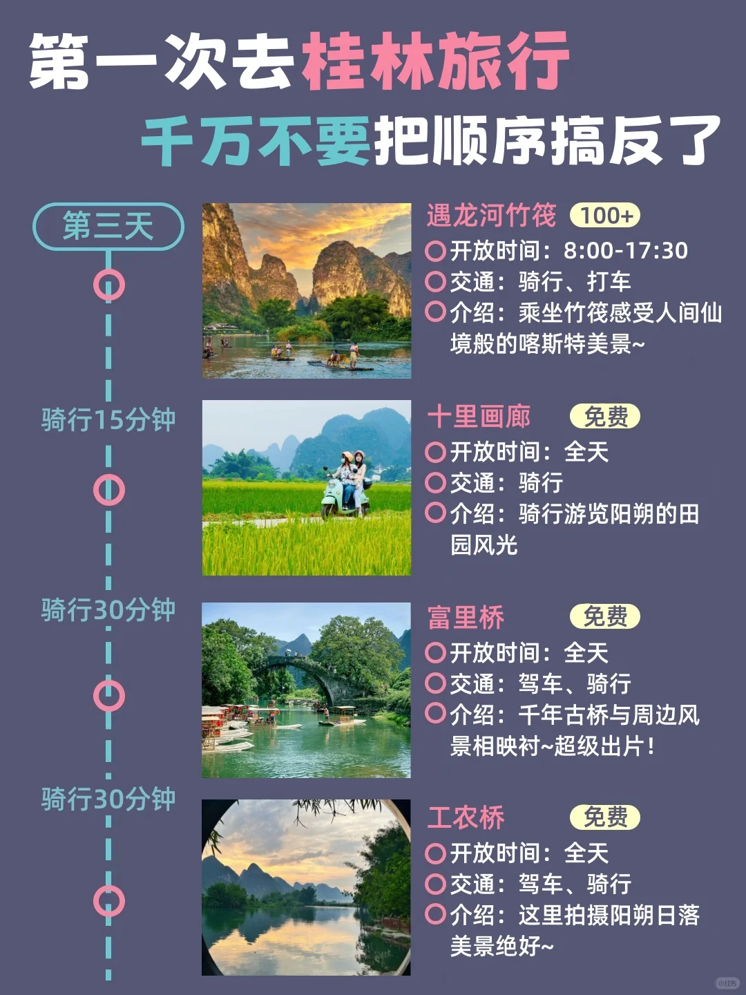 桂林懒人版旅游攻略！主打一个不绕路