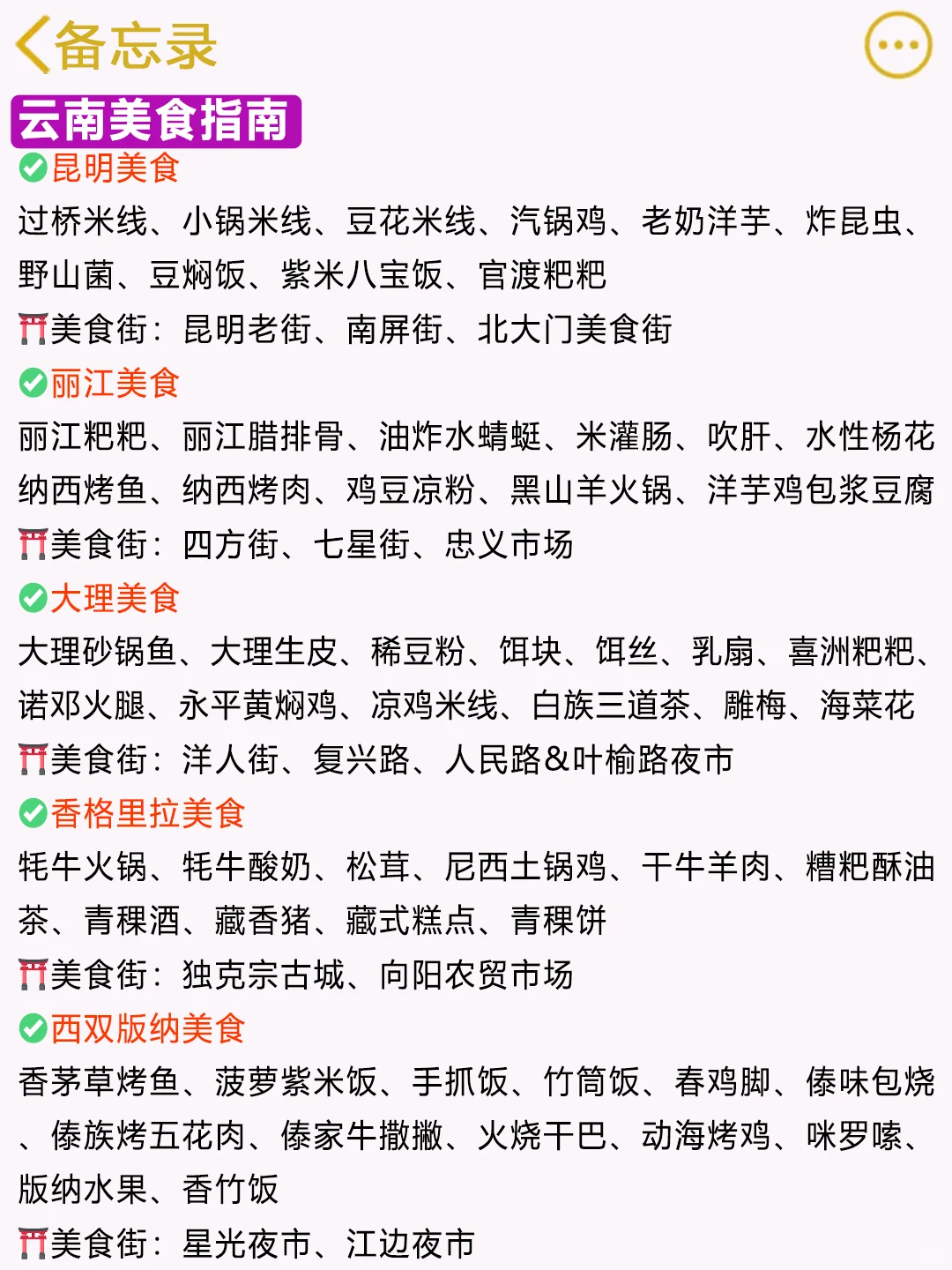 1-3月去云南旅游，本地人整理正确游玩顺序