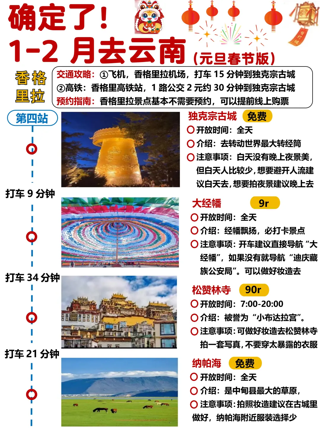 1-2月云南出行必看！秒懂旅游攻略