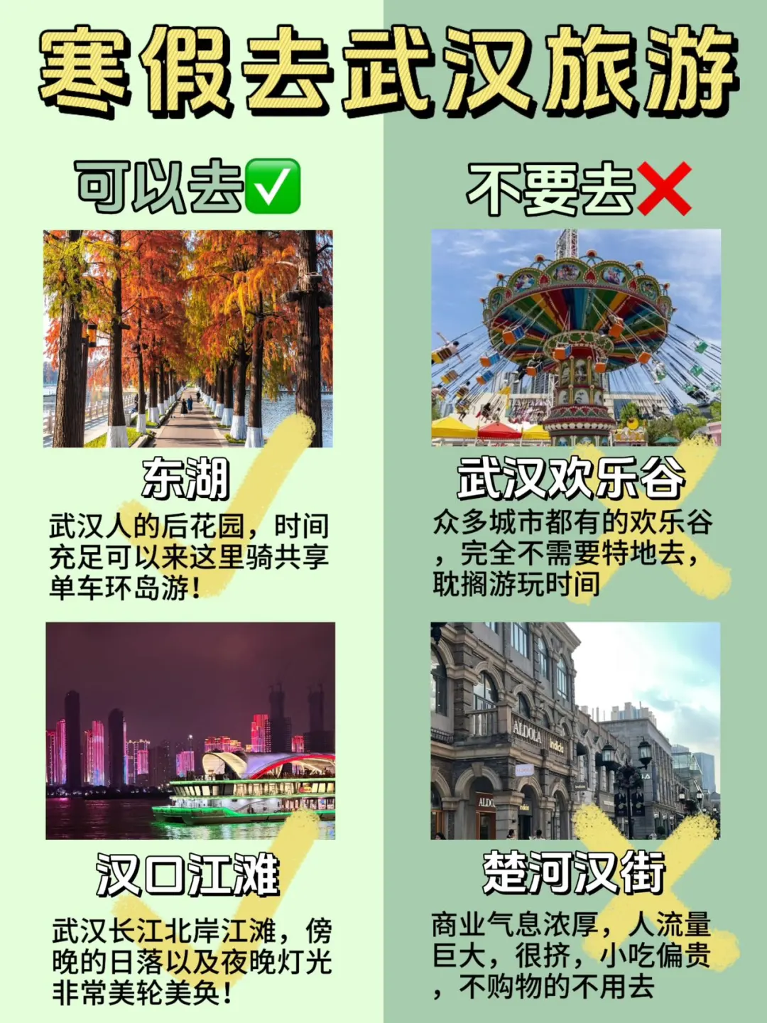寒假去武汉旅游之前…请看完这一篇👌