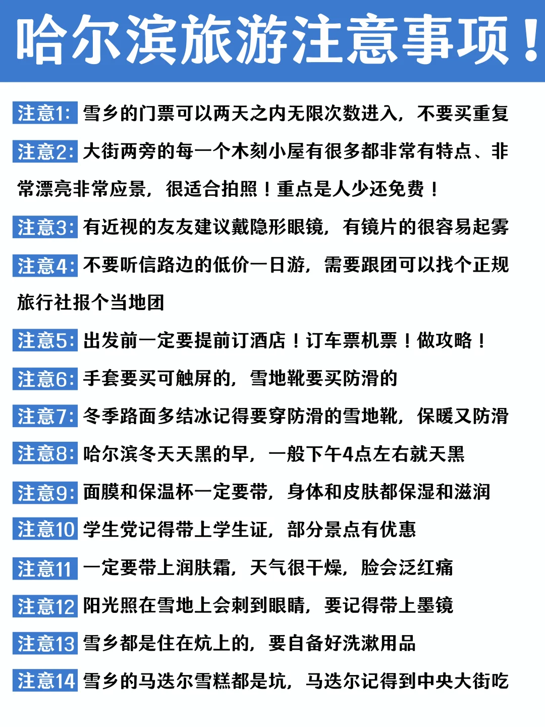 哈尔滨会惩罚每一个不提前预约景点的人😭……