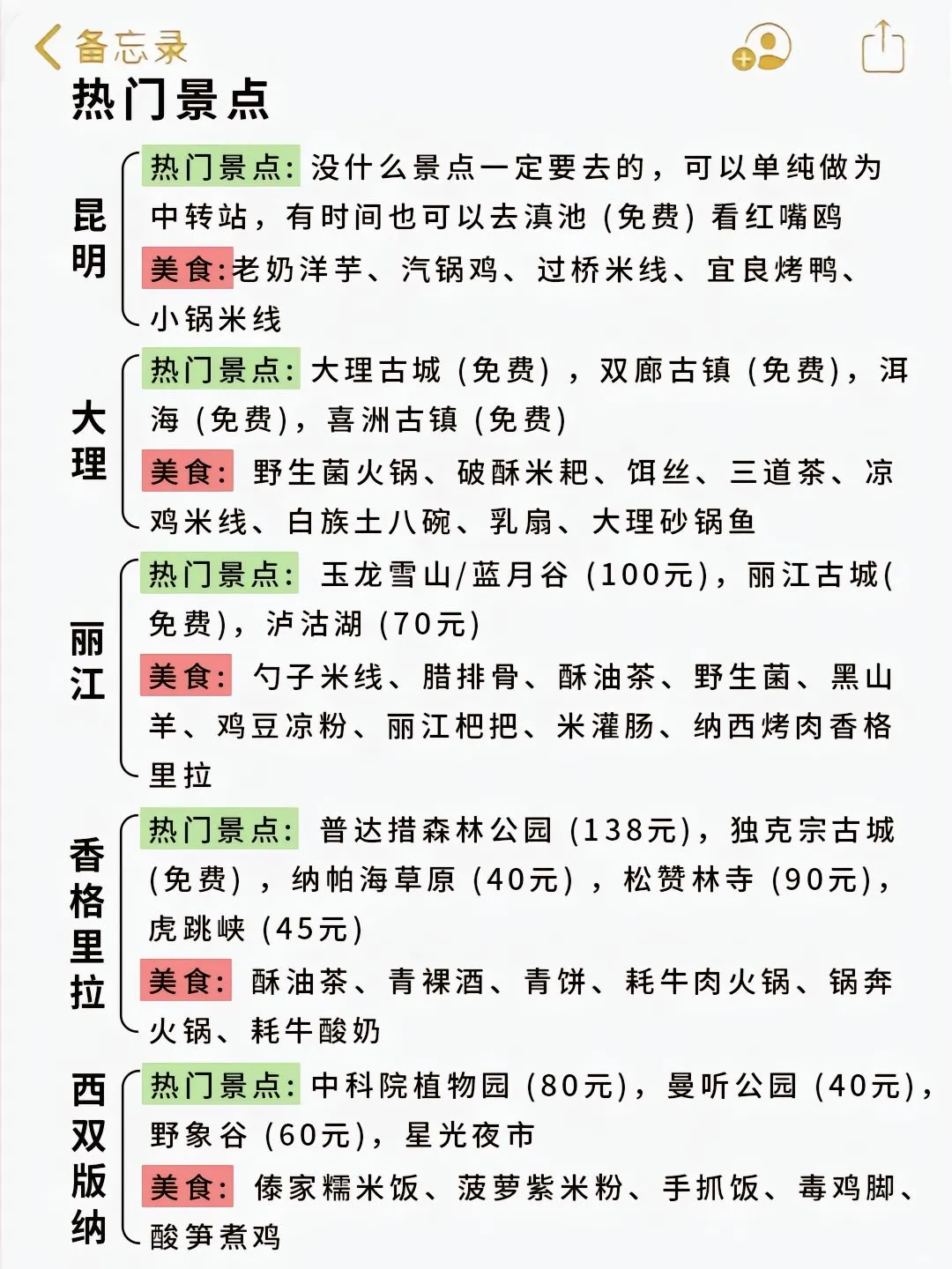 云南旅游攻略|12-1月来云南的姐妹