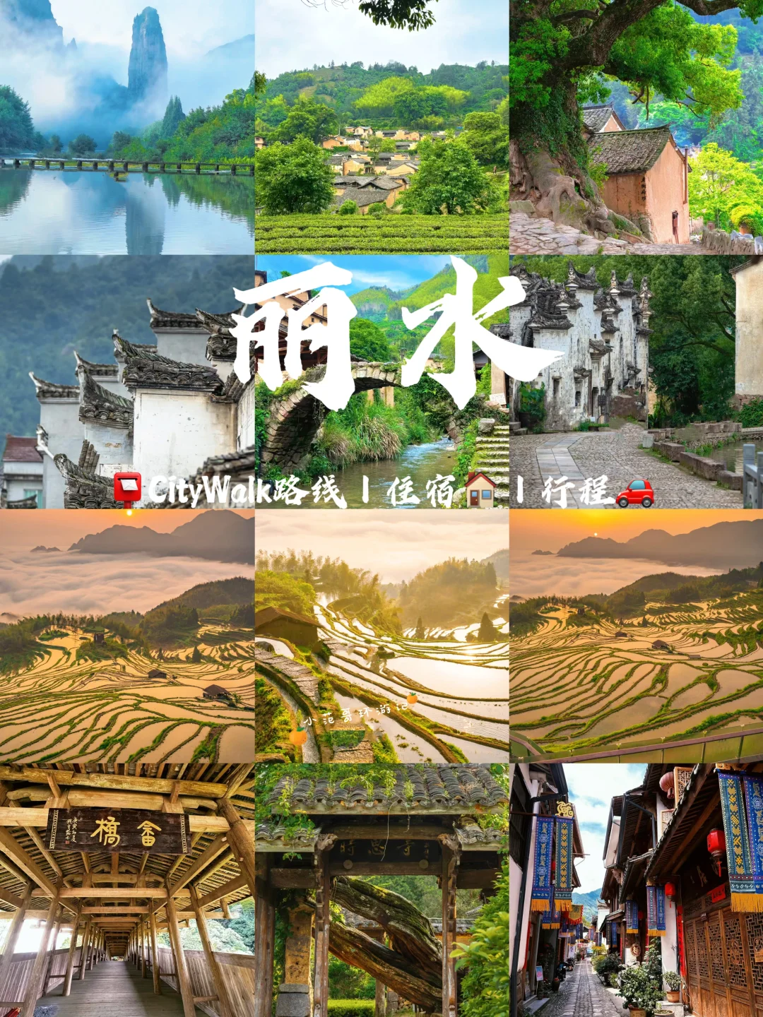 一年去100座城市🎉第83站📍丽水✅