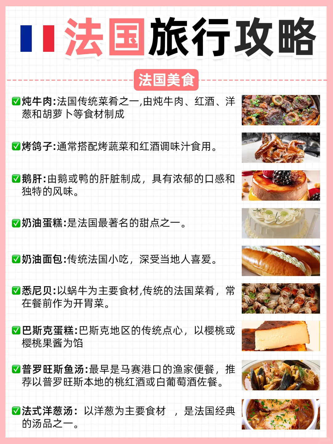 🇫🇷计划去法国的姐妹存下吧❗很难找全