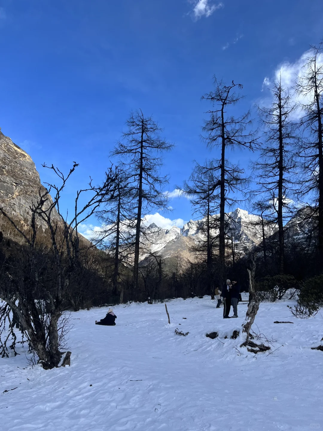 1⃣️月实拍 毕棚沟live… 蓝天白云的真的好美