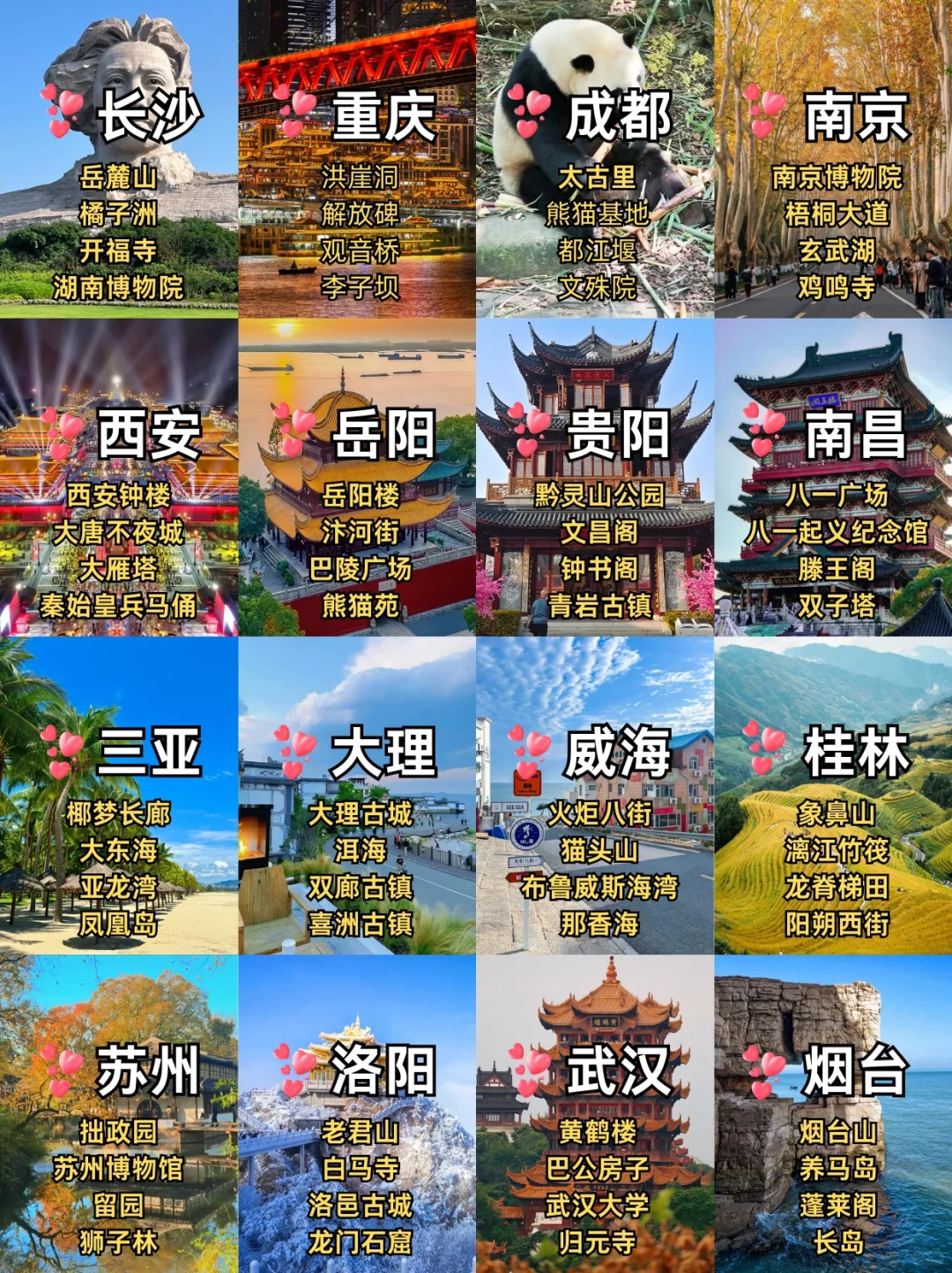 闺蜜出游👭情侣约会💗超适合出行的城市‼️