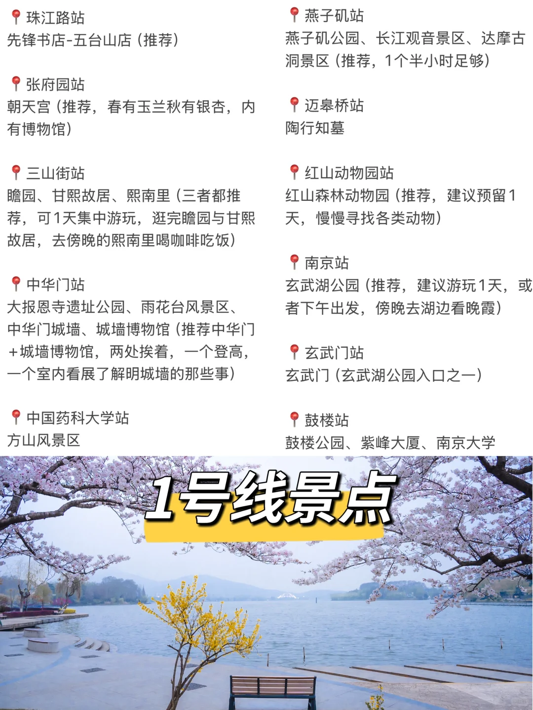 不踩雷推荐，南京地铁1号线的宝藏景点收集