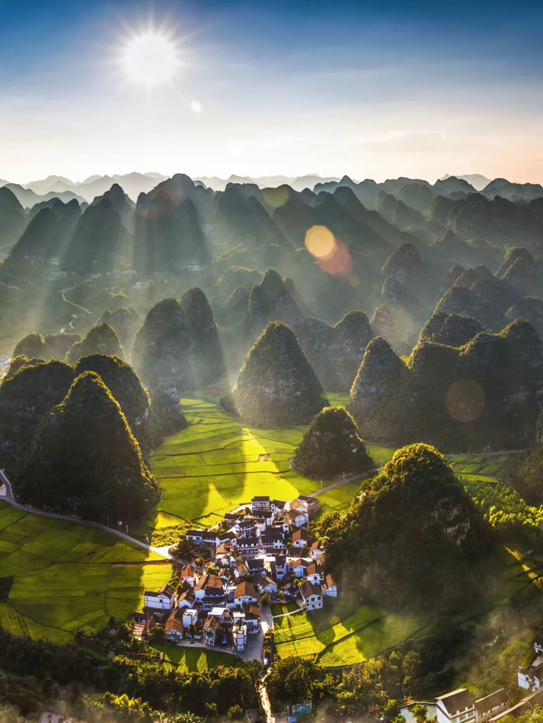 春节反向旅游✅和老公去贵州赏最早油菜花海