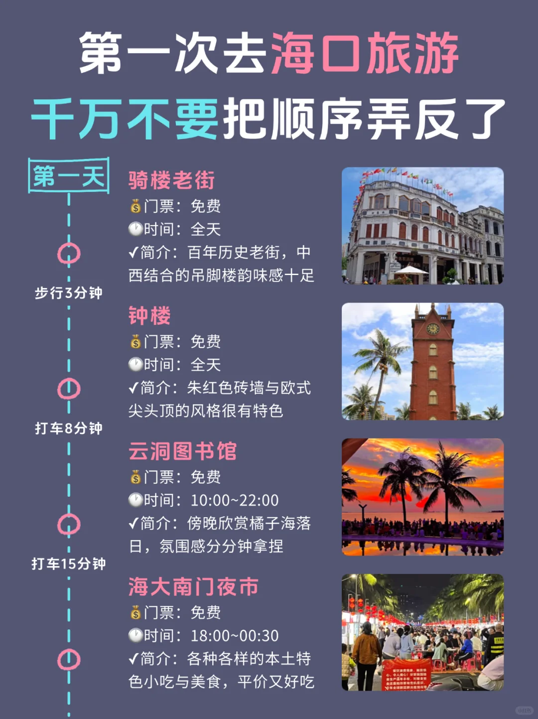 1-2月海口旅游攻略丨4天3晚不绕路📝