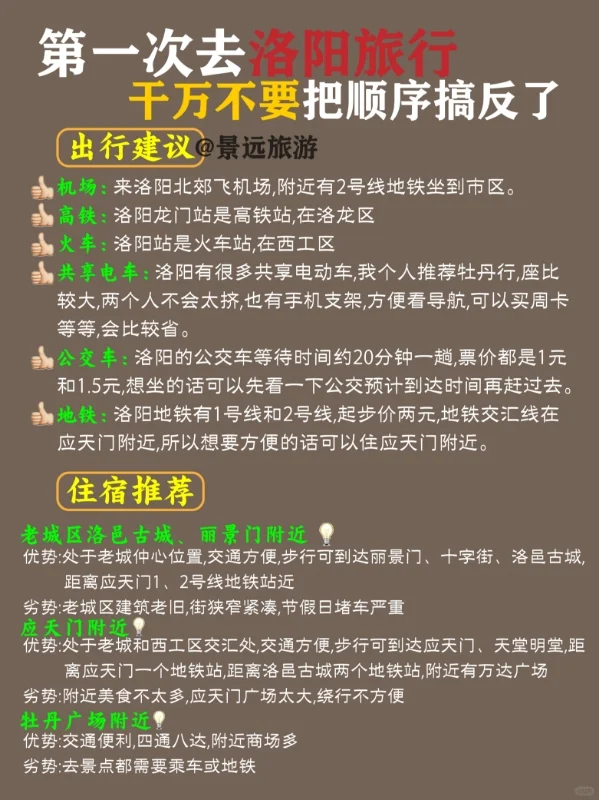 在洛阳3天3晚怎么玩？这里给你答案