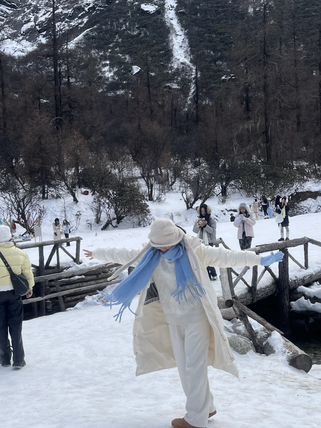 1⃣️月实拍 毕棚沟live… 蓝天白云的真的好美