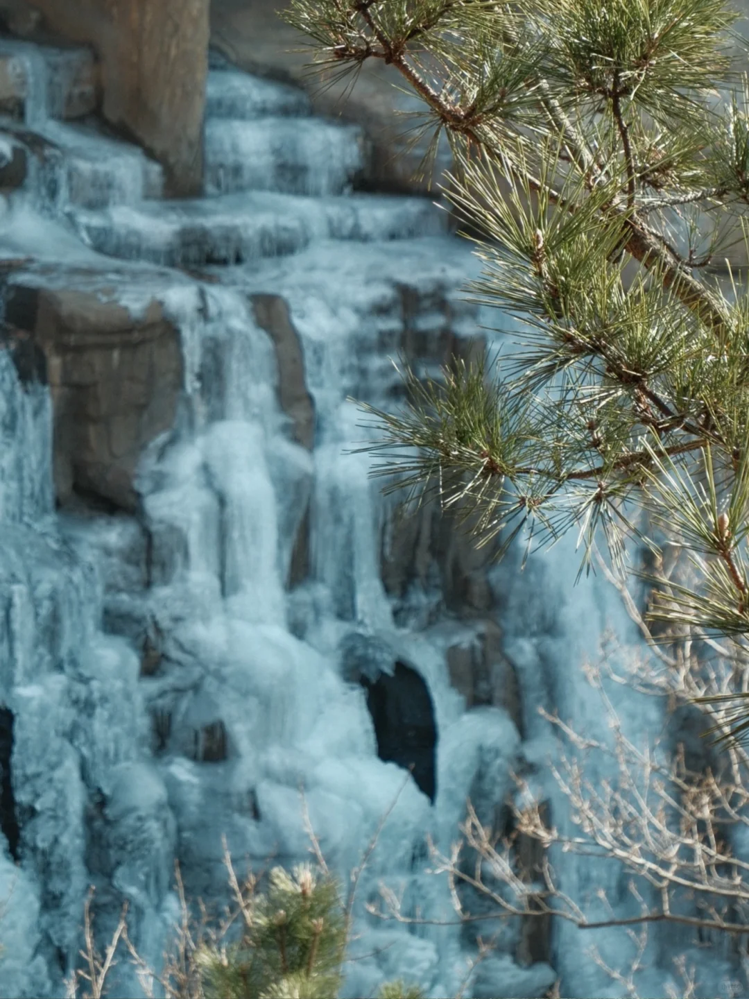 北九水的冰瀑，赶紧去看吧！