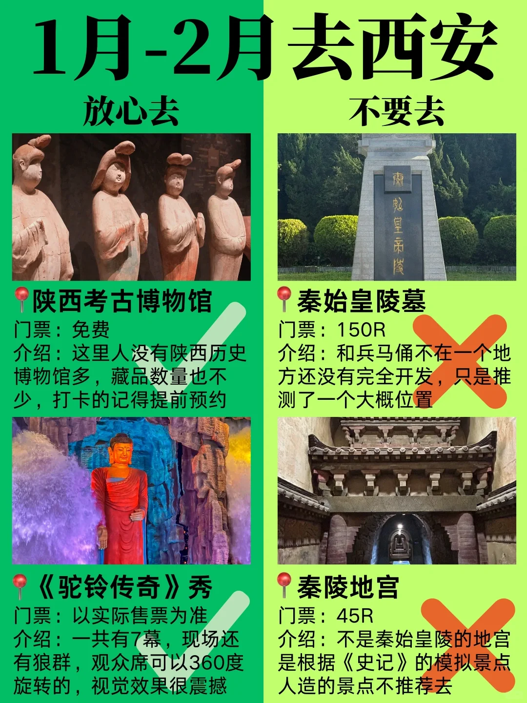 如果没做攻略就去西安，那你一定会踩这些坑