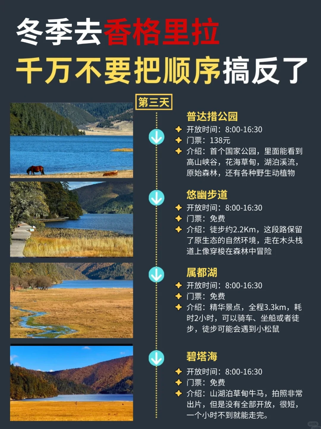 寒假春节来香格里拉的姐妹👭，来码最全攻略！