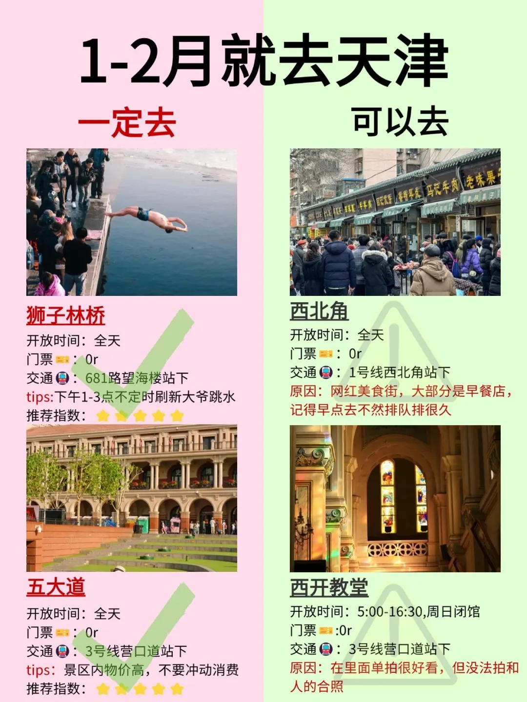 来天津不踩坑攻略｜三天两晚人均只需500+