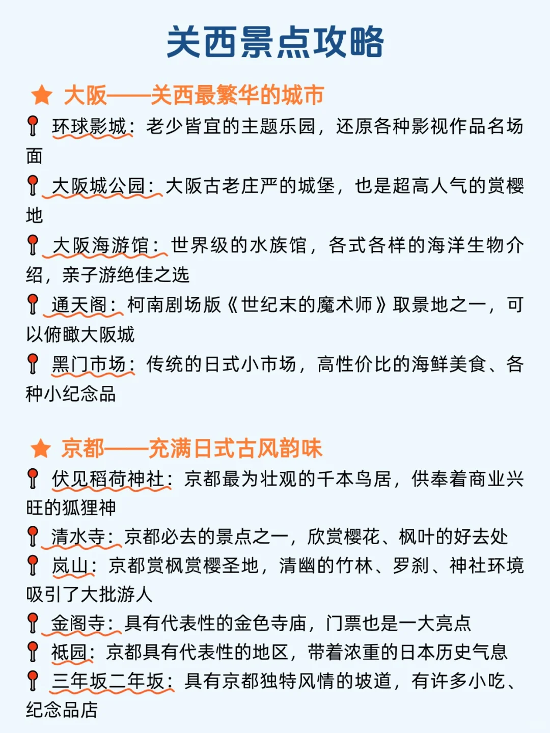 🚗日本大阪已回| 一张图带你玩遍关西！