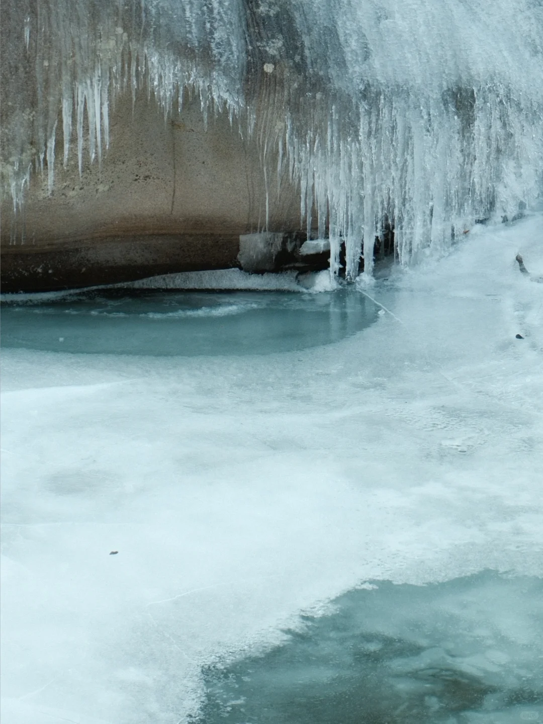 北九水的冰瀑，赶紧去看吧！