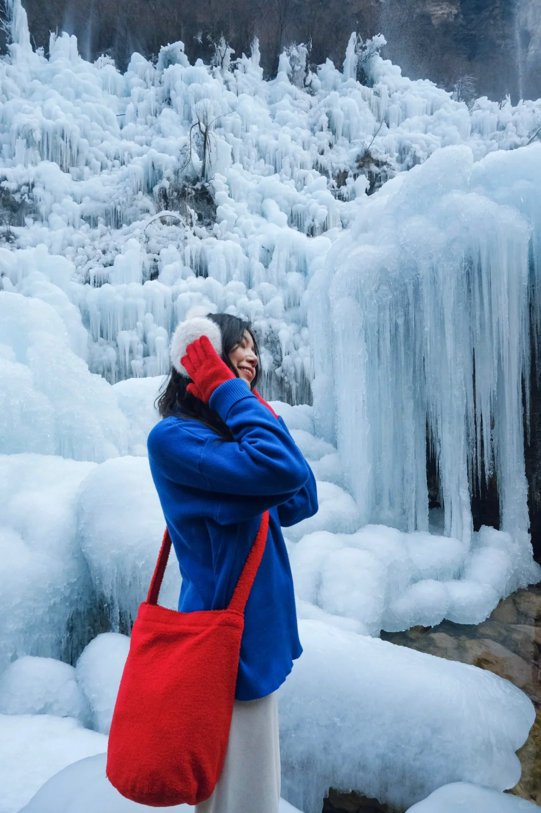 冬天不去看冰瀑布还能去看啥🤩