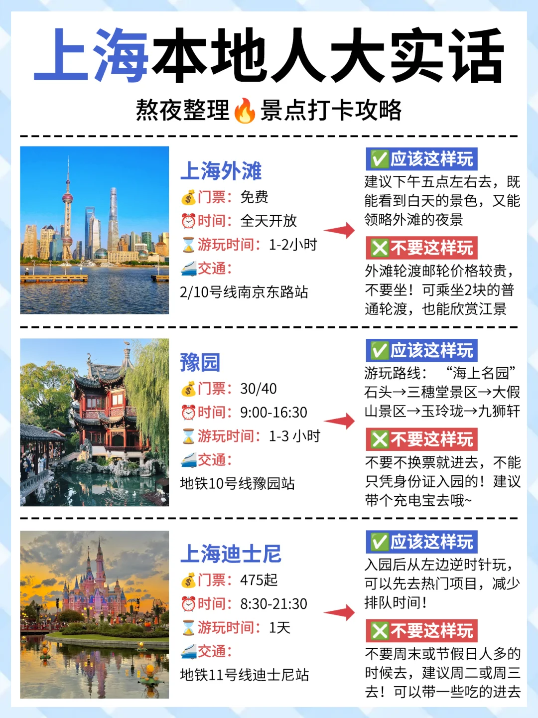 刚从上海回来，花5h整理的详细攻略，速抄❗