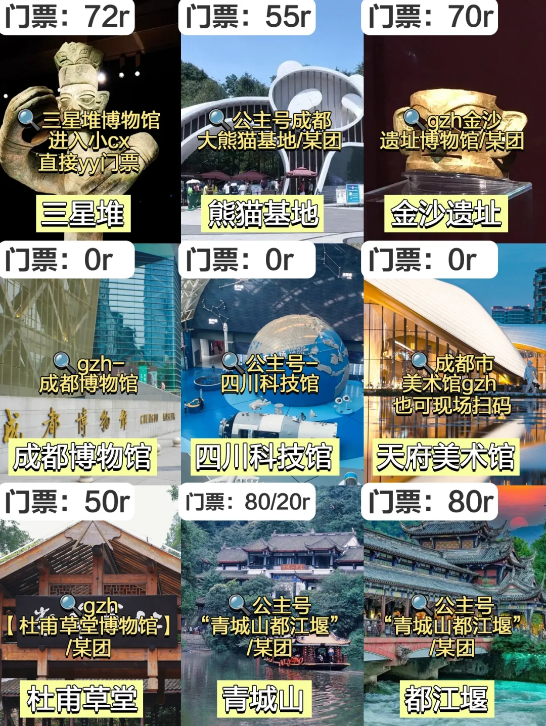 第一次来成都➡️白天去的🆚晚上去的都讲明白