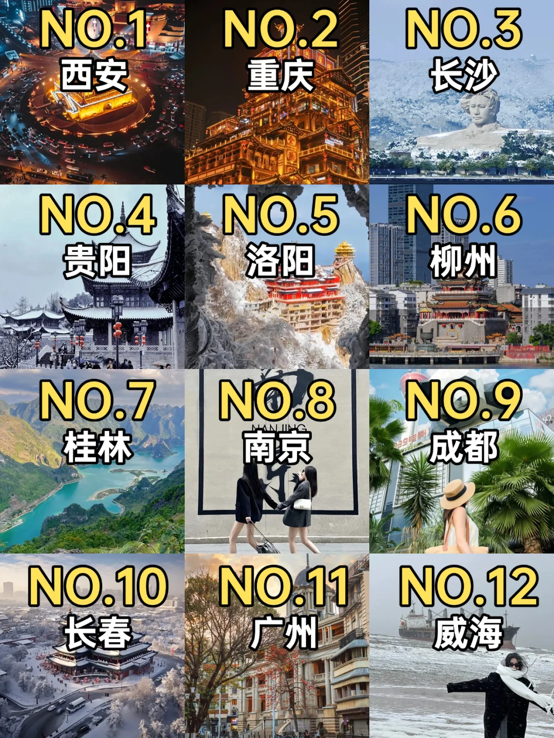 听劝❌11-12月必去旅行城市