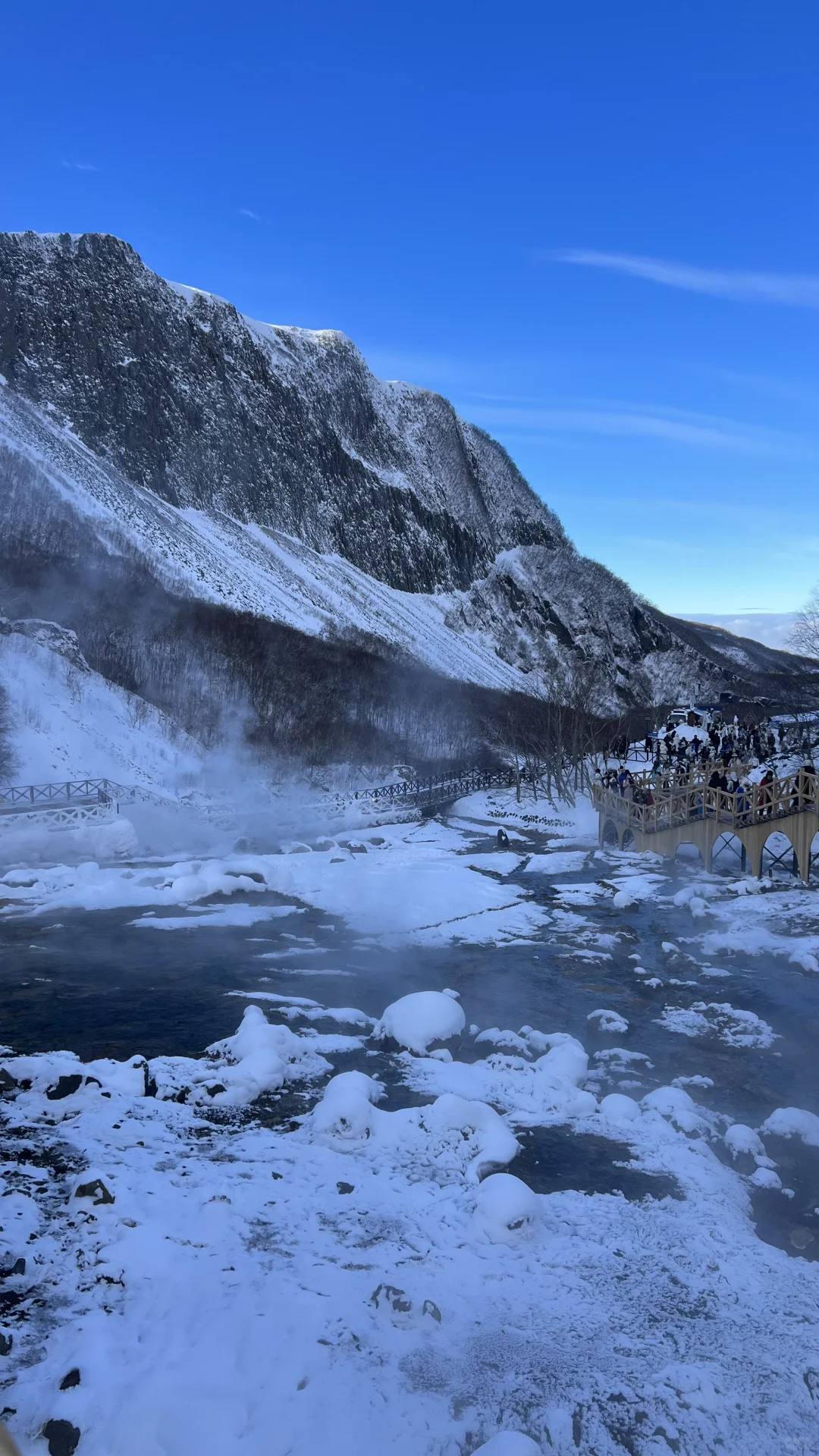 📍1.7新年好运☁️第一次来长白山就看到天池
