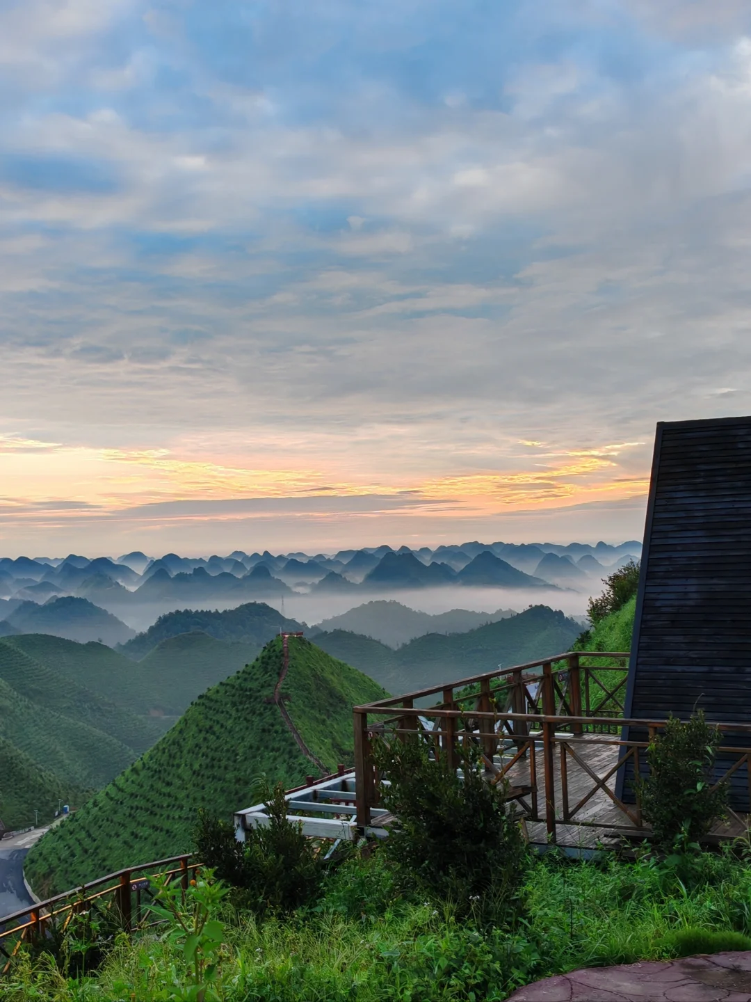 河池｜云观天景区，推门就是日出🌄云海