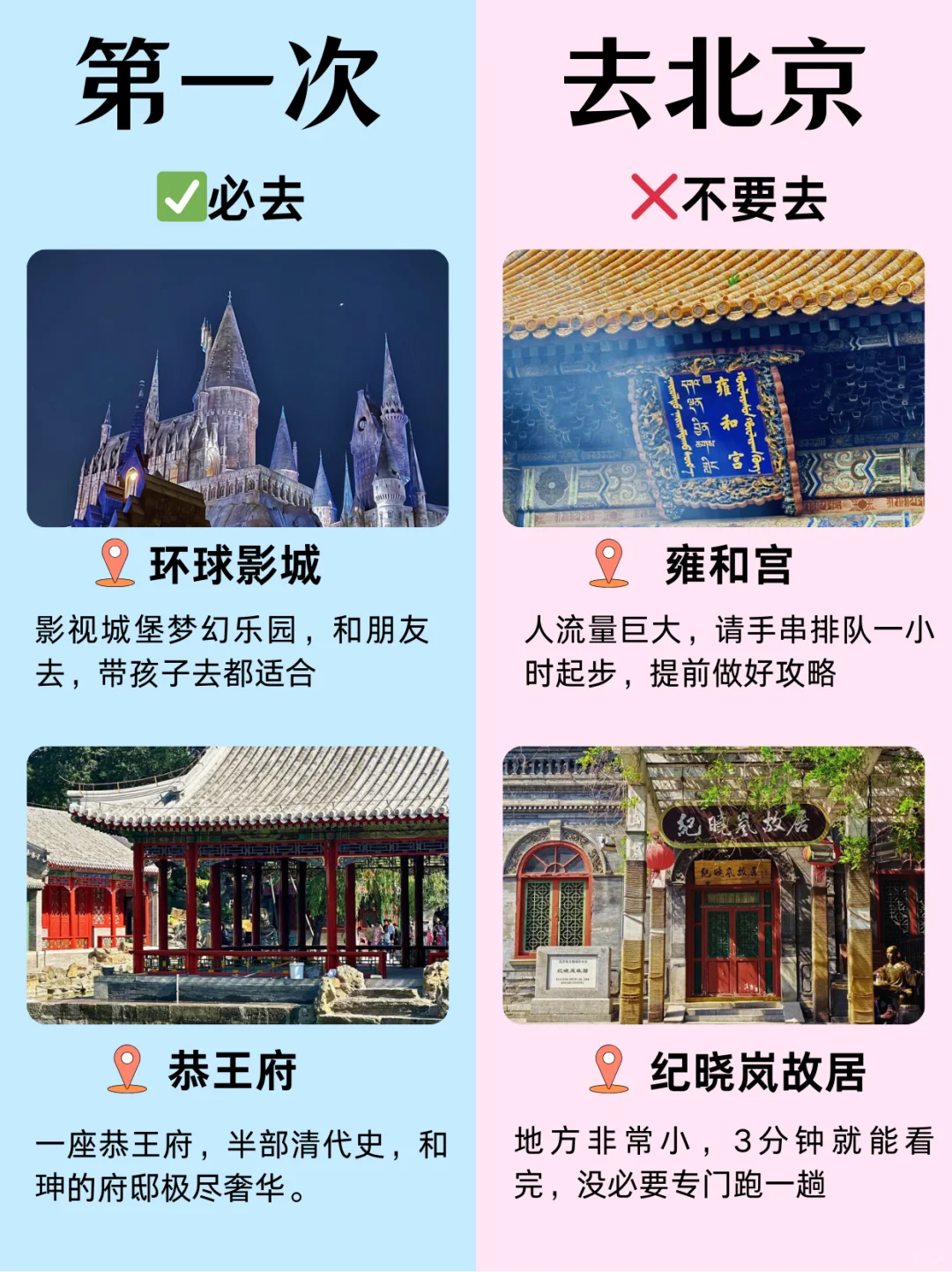 北京旅游景点攻略，公主请收藏❣️