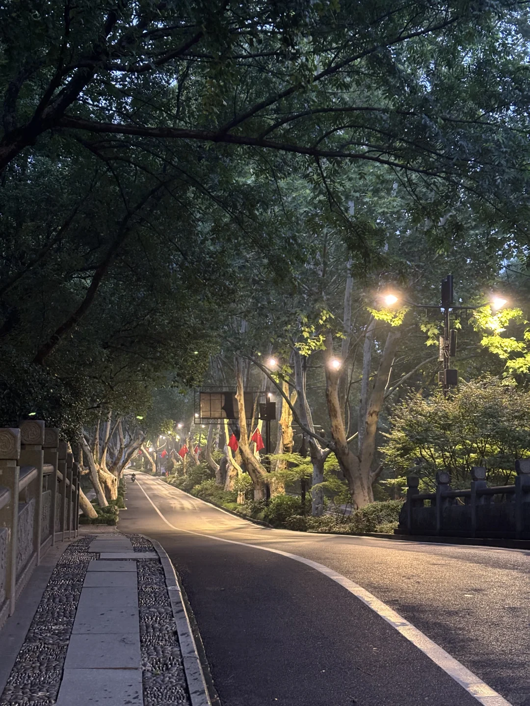 在西湖边溜达，自评6A级景区