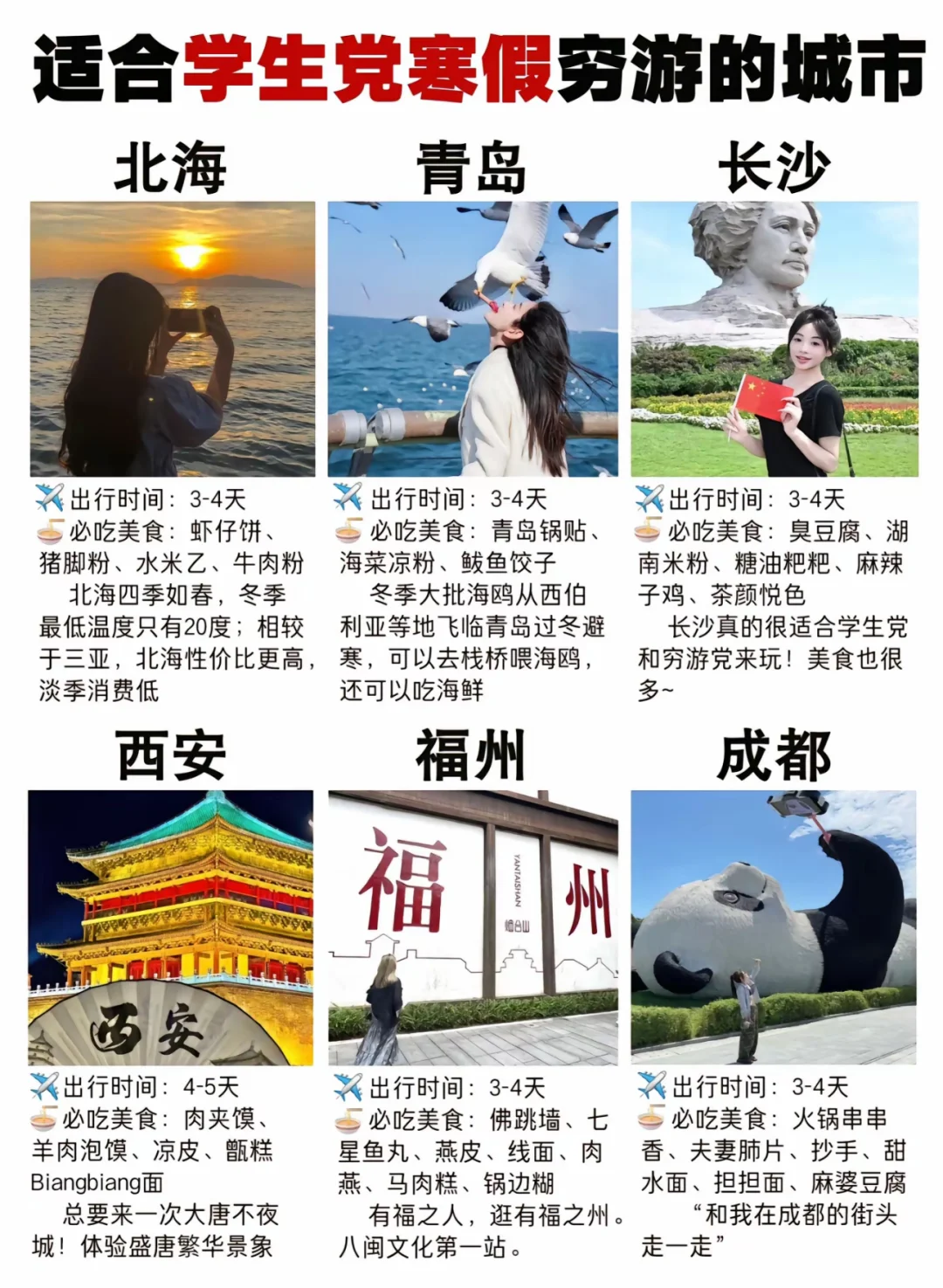 寒假去哪穷游？不踩雷💣