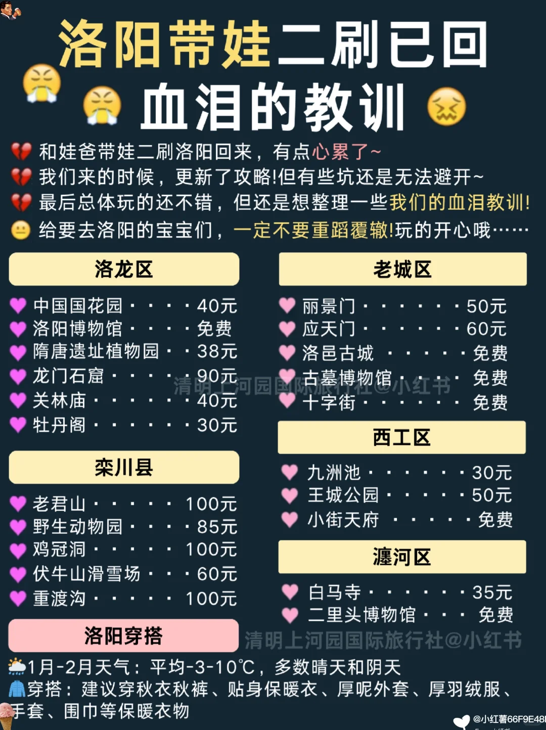 洛阳带娃二刷血😭总结👏旅游去值得参考