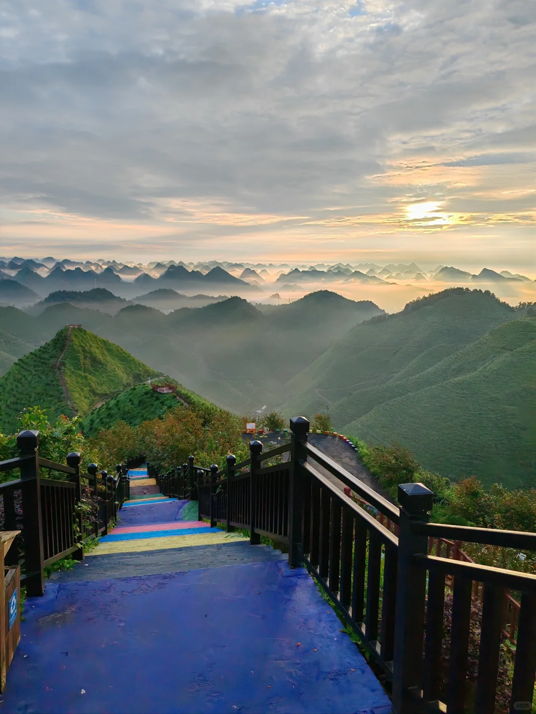 河池｜云观天景区，推门就是日出🌄云海
