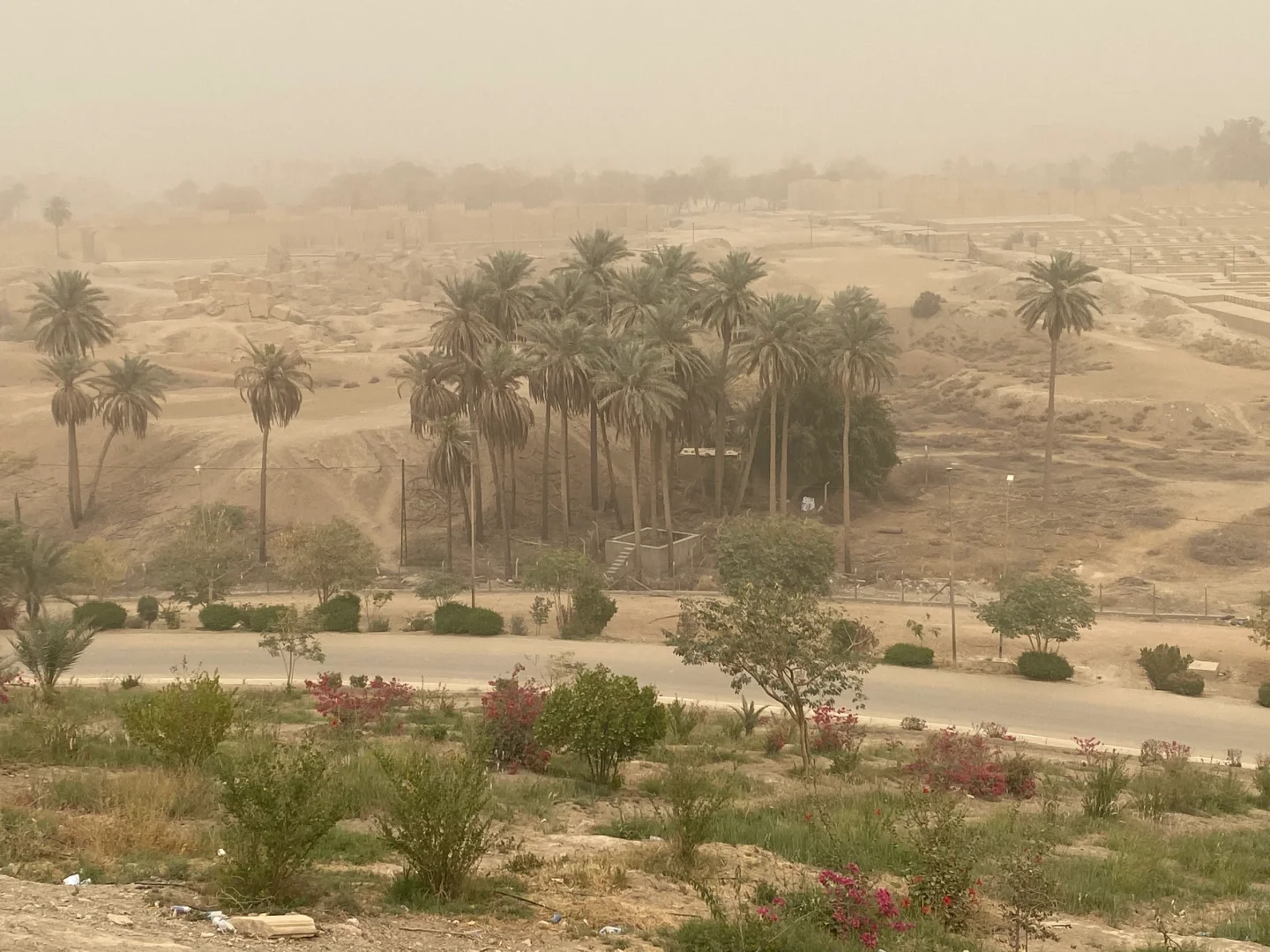 萨达姆在巴比伦的行宫欣赏