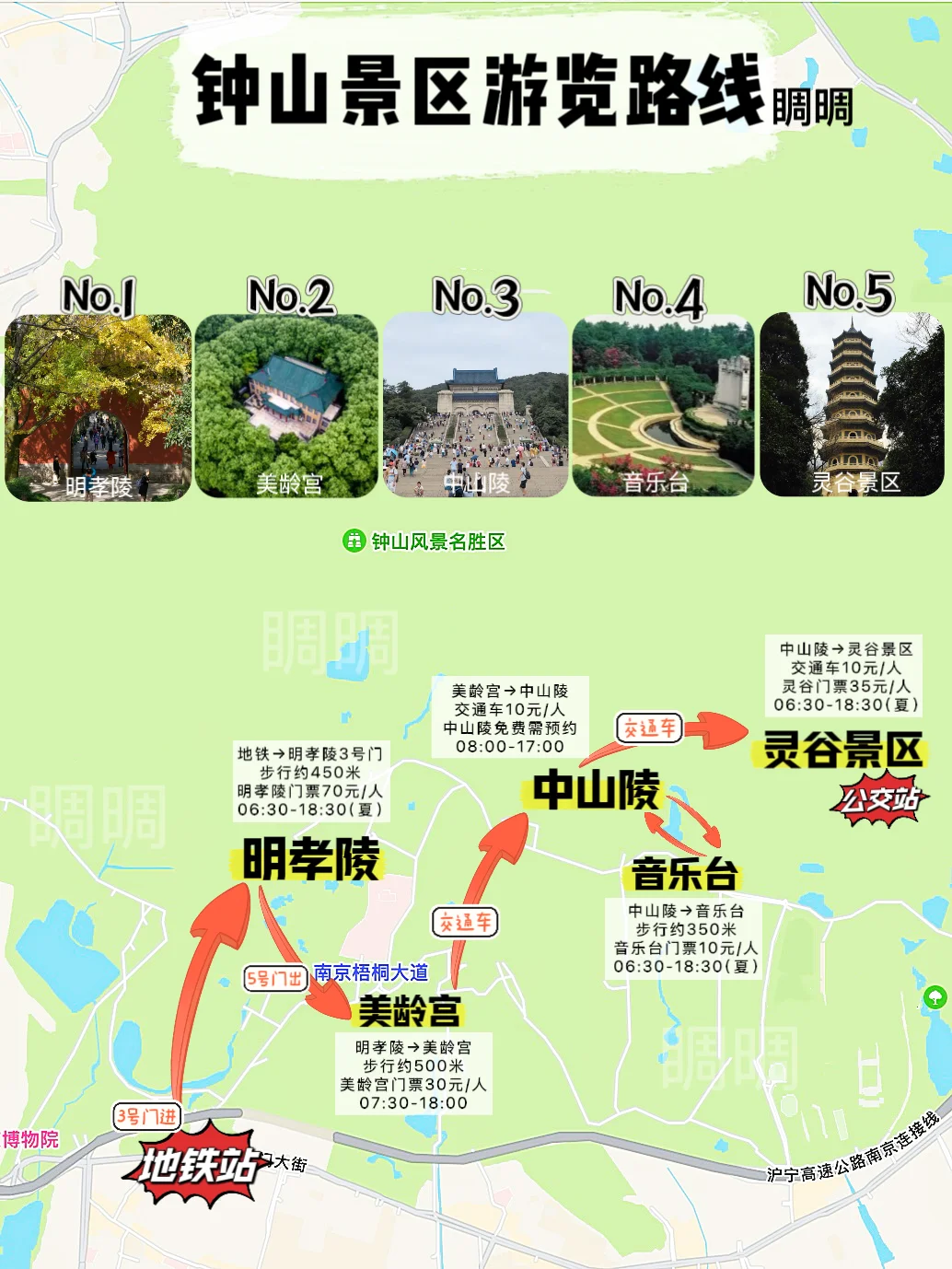 中山陵vs明孝陵vs美龄宫