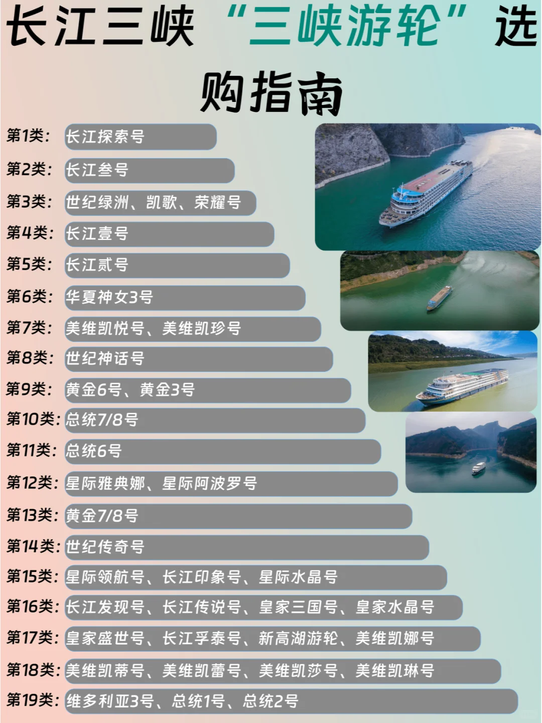 😭为什么才看到这么详细的三峡游轮攻略！