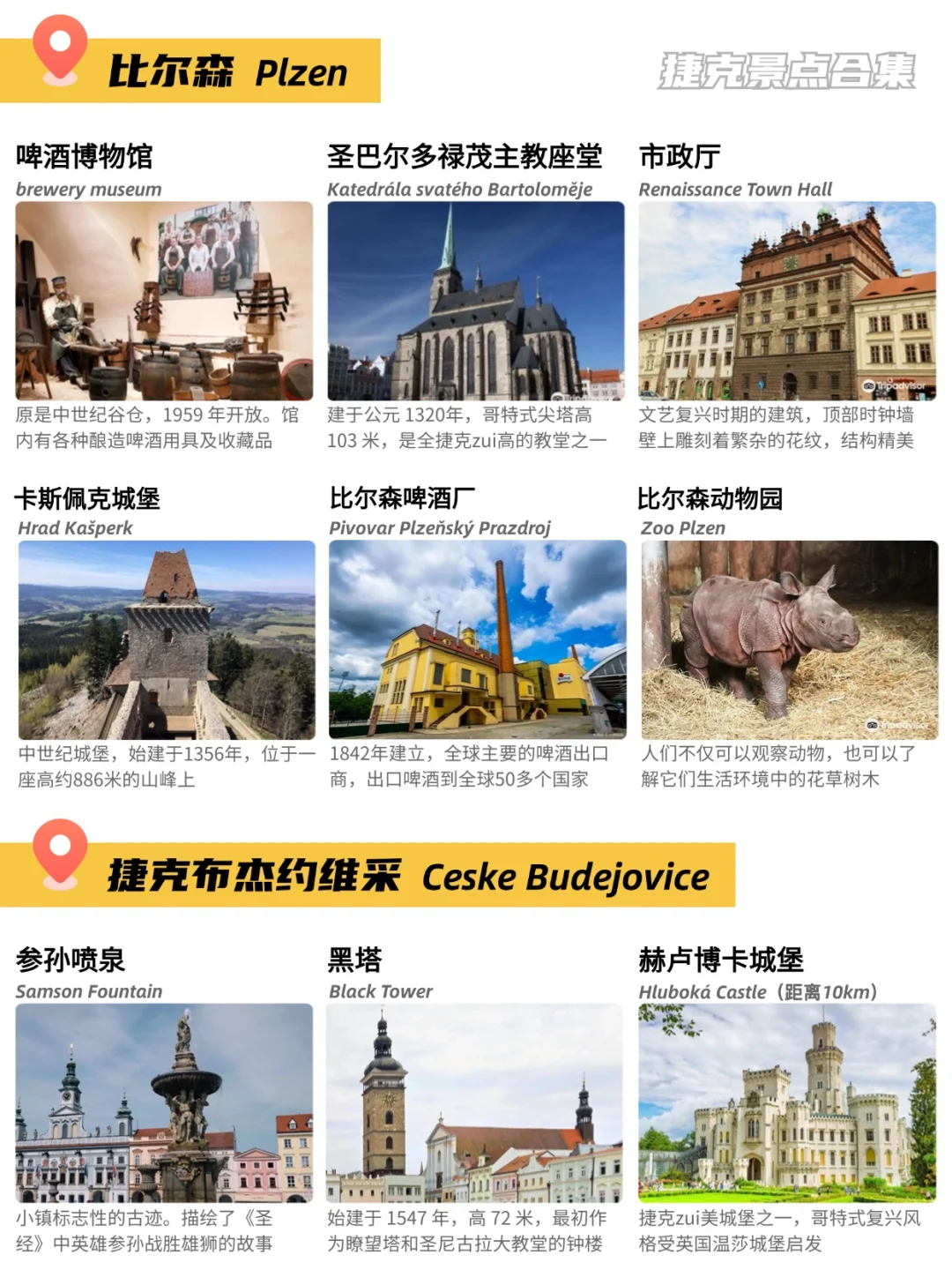 🇨🇿捷克81个景点合集