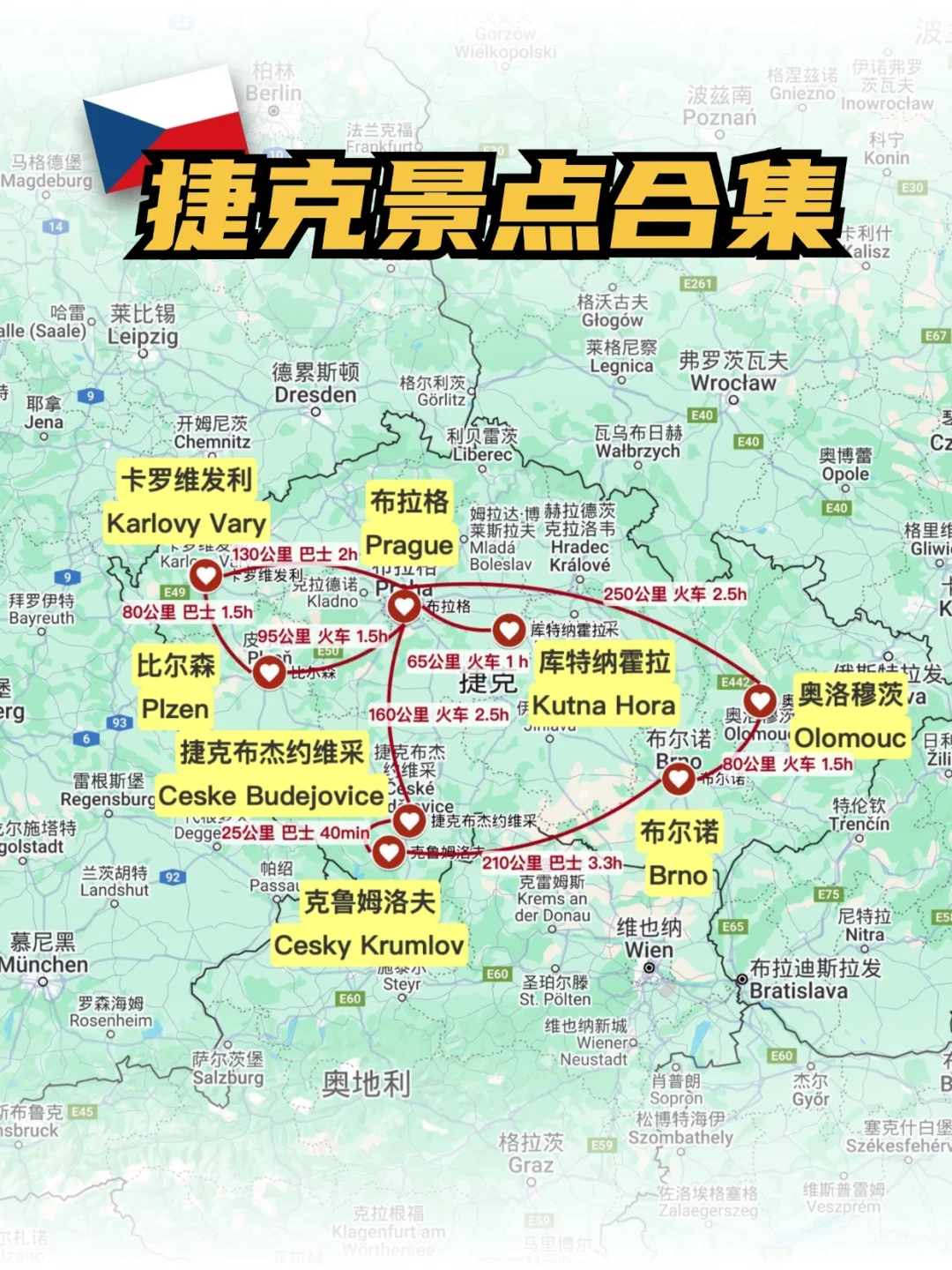 🇨🇿捷克81个景点合集