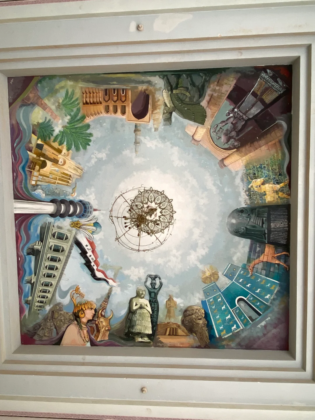 萨达姆在巴比伦的行宫欣赏