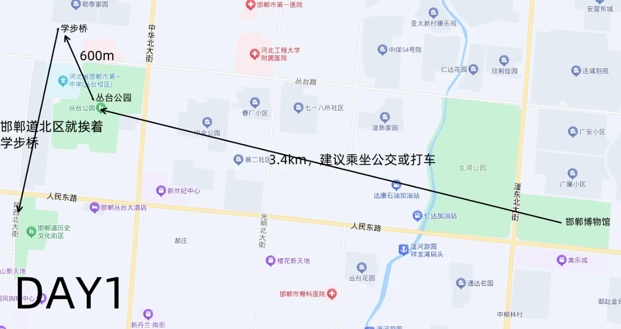 快码住🎈邯郸三天两夜旅游攻略！