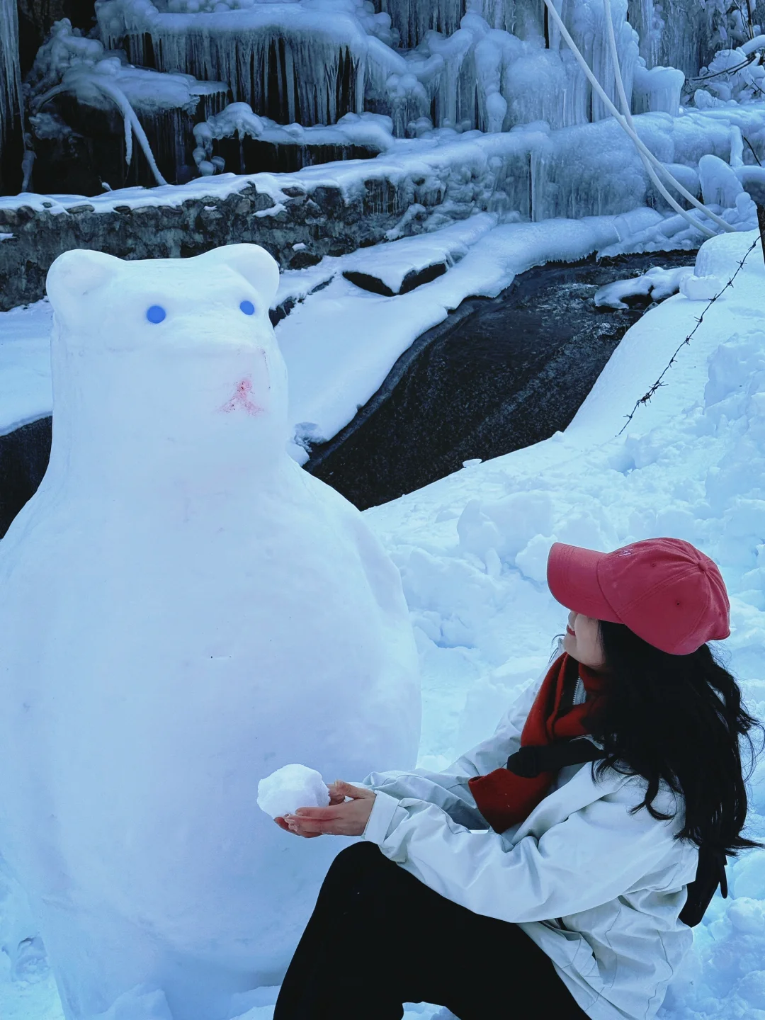 冬天不去看冰瀑布还能去看啥🤩