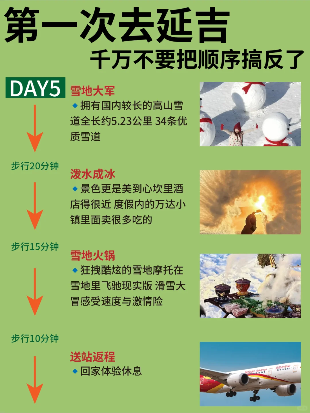 延吉旅游路线🔥5天4晚详细攻略✅