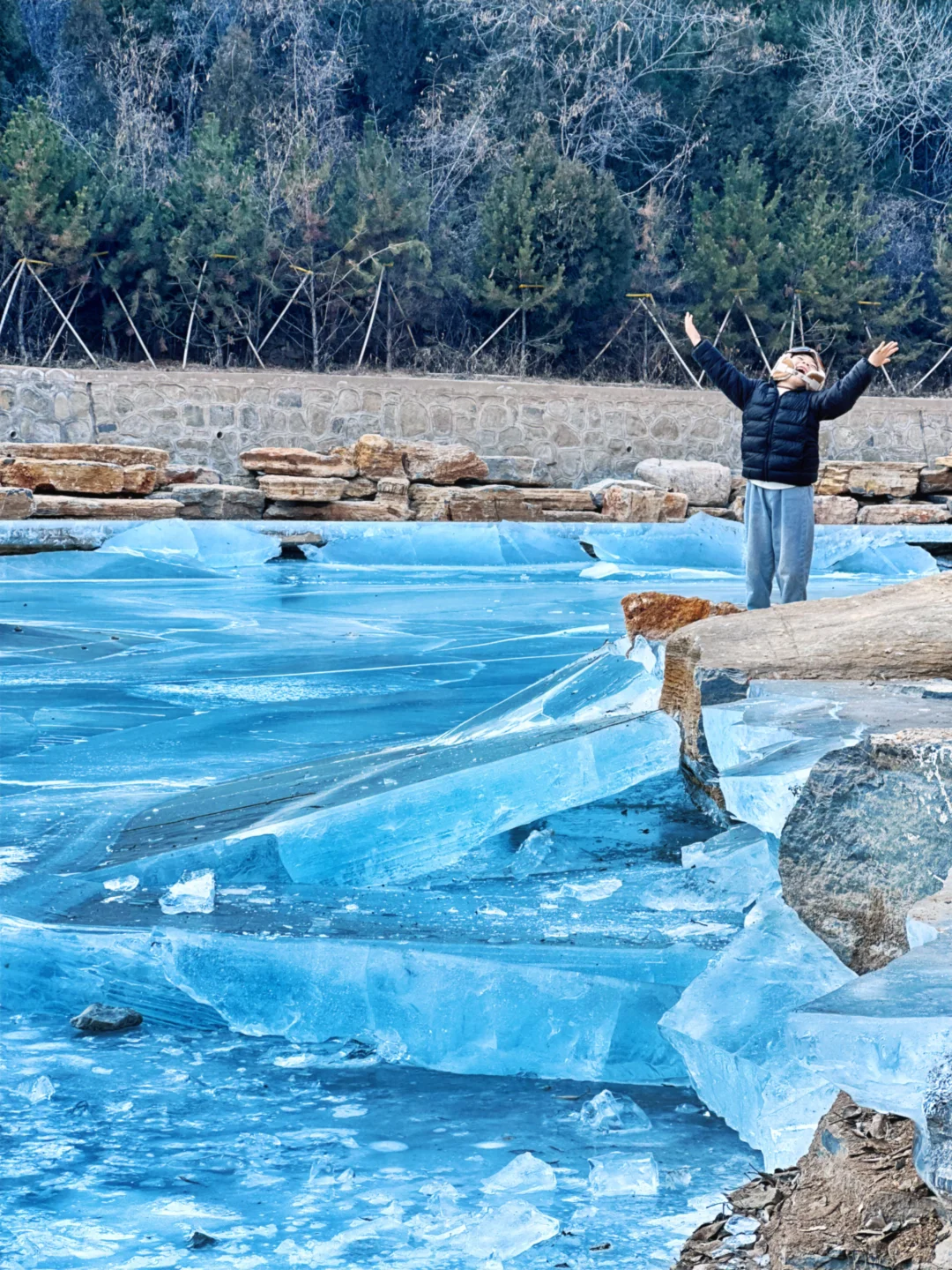 太原有自己的赛里木湖💎蓝冰钻石海