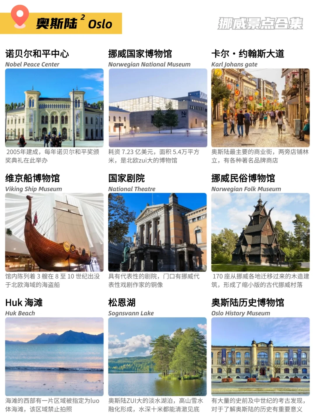 🇳🇴挪威69个景点合集💚💙❤️