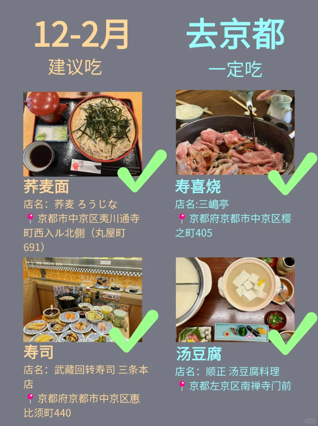 12-2月去京都旅游‼姐妹们一定要听劝