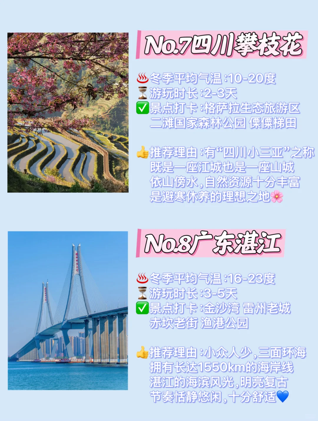 春节温暖过冬🥰推荐10个小众温暖旅行城市❗