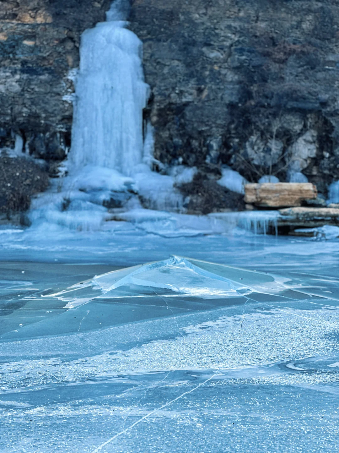 太原有自己的赛里木湖💎蓝冰钻石海