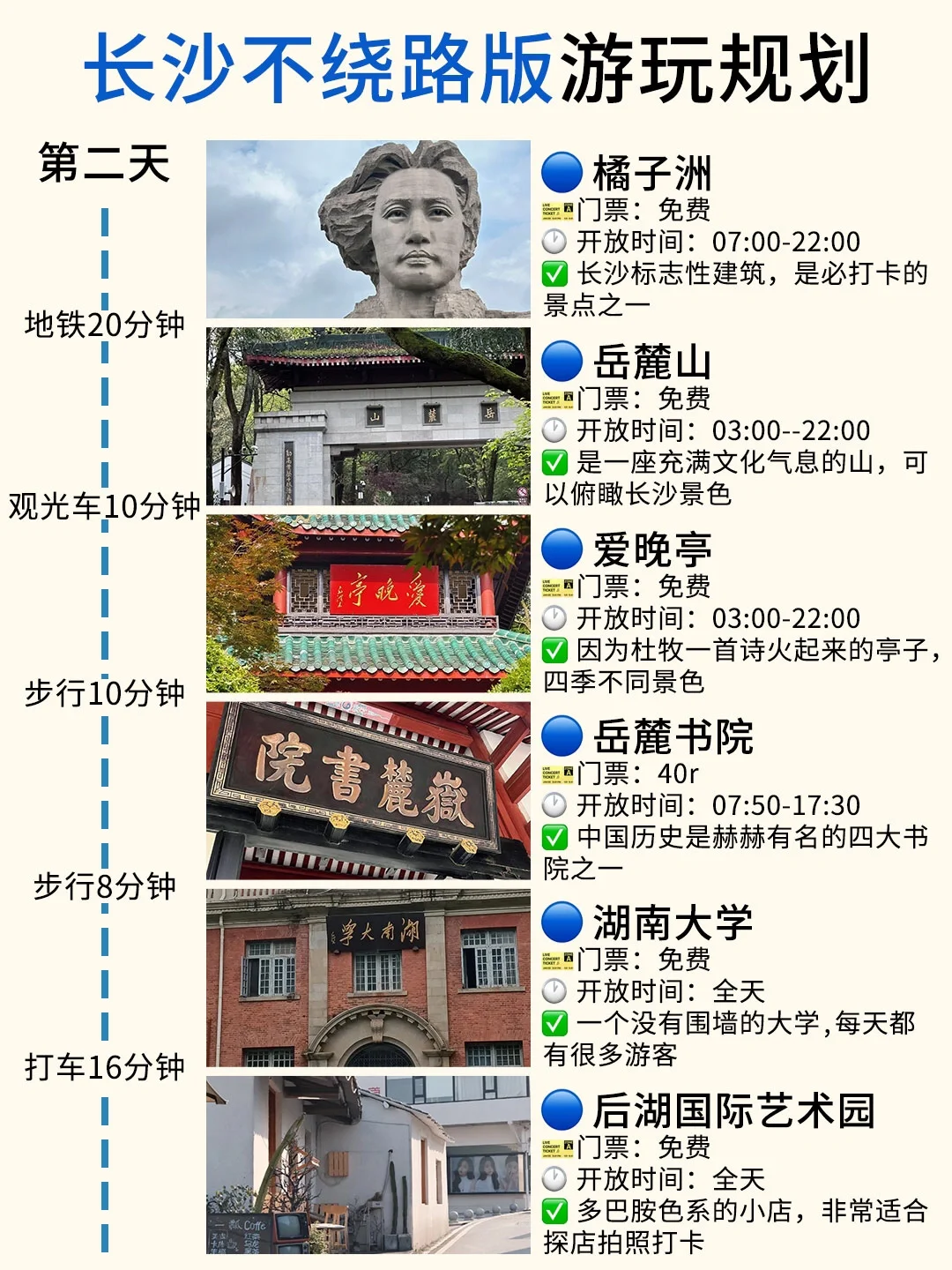 来长沙旅游❓一篇攻略告诉你怎么玩✅